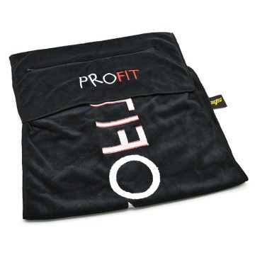 Khăn thể thao sợi nhỏ tùy chỉnh Khăn tập thể dục khô nhanh có túi khóa kéo