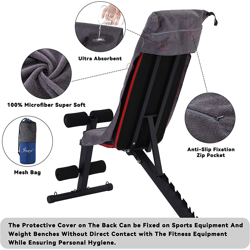 Zip Pocket Gym Towel