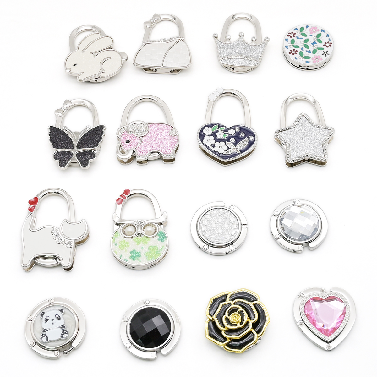 Heavy Duty Handbag Hanger Desk Bag Holder Purse Hooks For Table