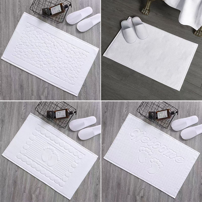 White Bath Mat Non Slip