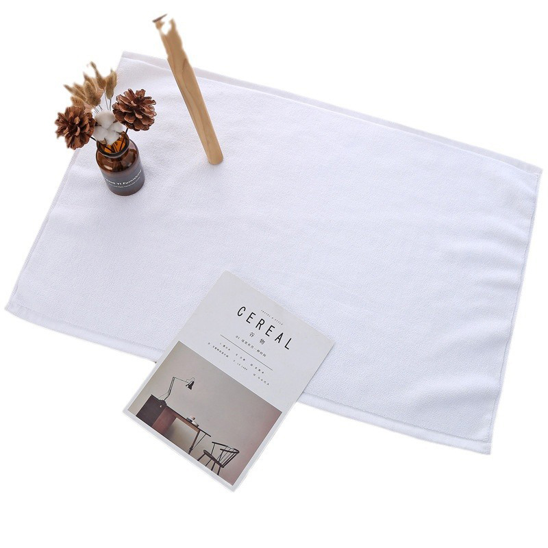 White Towel Bath Mat