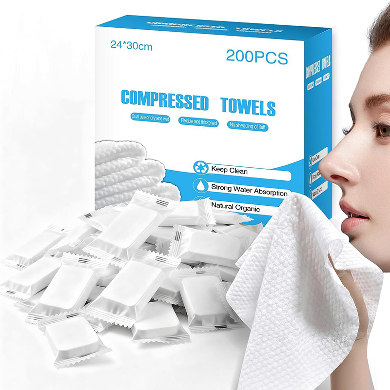 Portable Disposable Compressed Mini Towels Wash...
