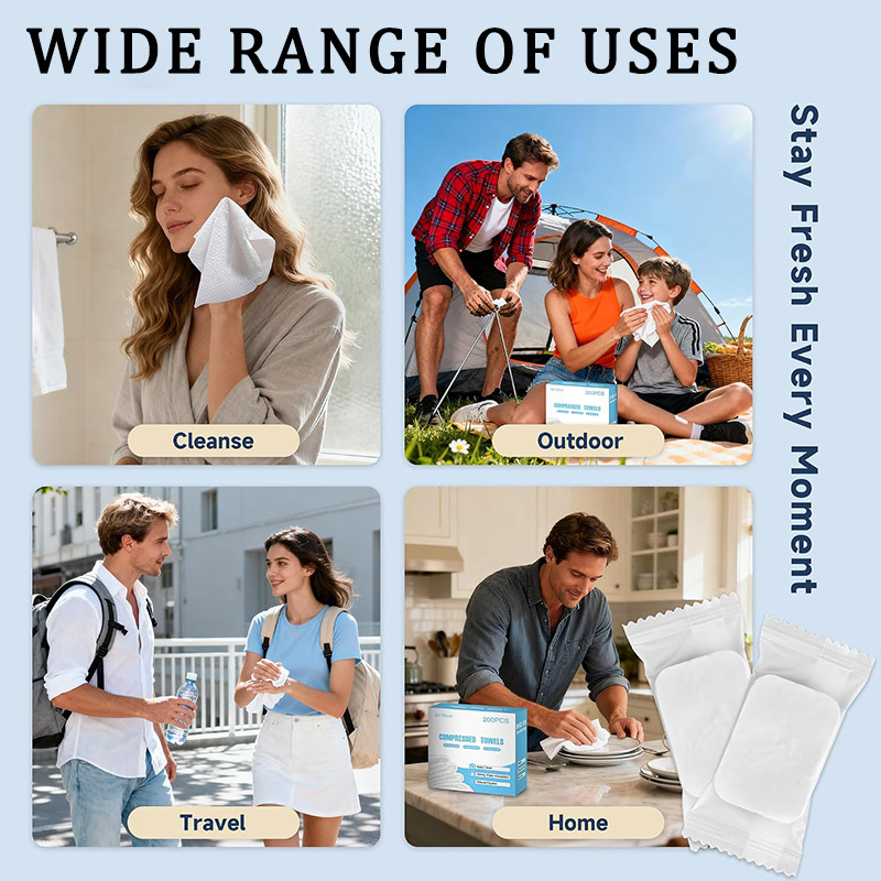 Compressed Hand Towels