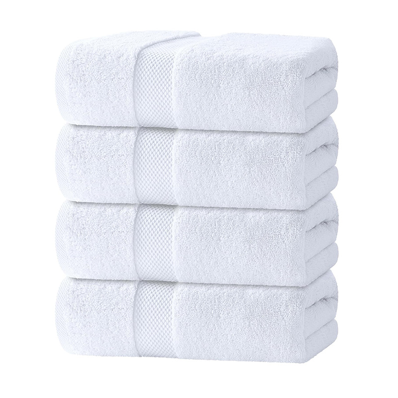OEM White Lightweight Oversized 100 Cotton Hotel Quality Bath Towels Supplier