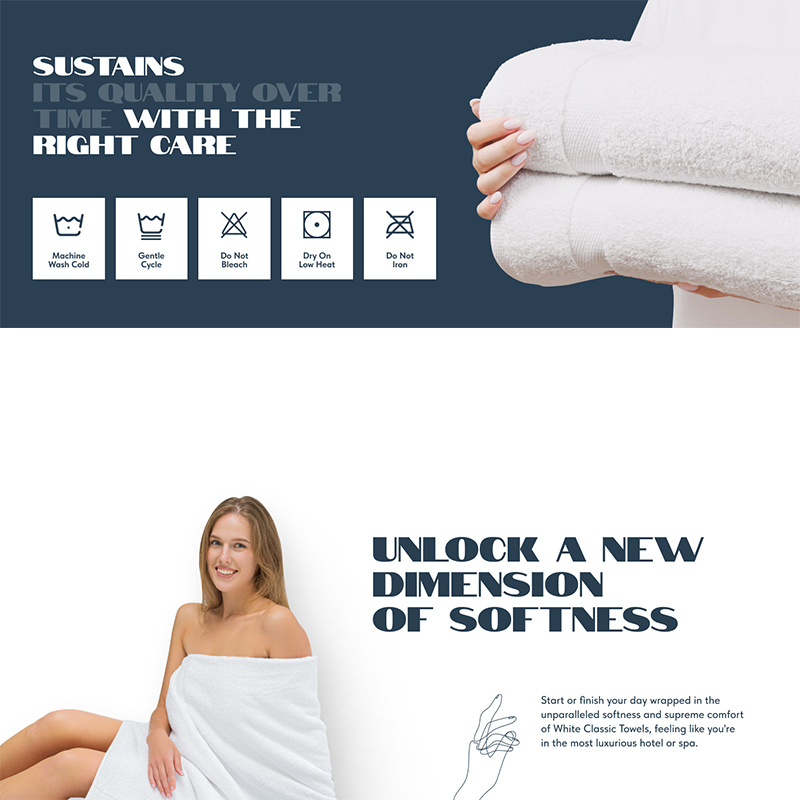 Soft Absorbent Bath Towels
