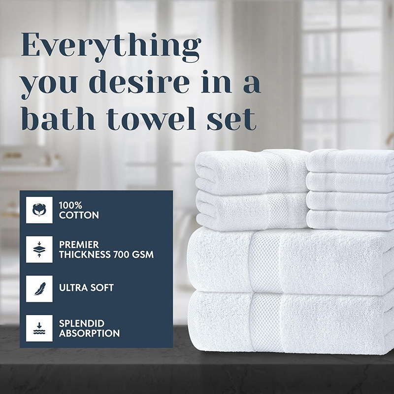 Hotel White Towel Wholesale
