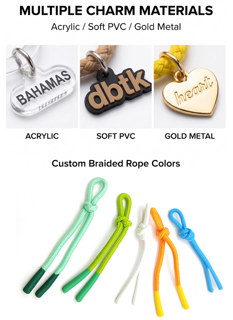 Rope Keychain Bag Charm