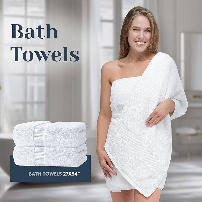 Soft White Towels