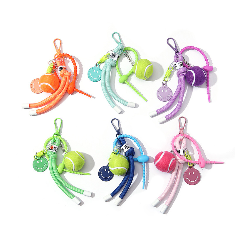 Pendant Rope Mini Tennis Ball Keychain Sports B...