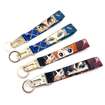 Cartoon Anime Woven Japanese Keychains Wrist St...