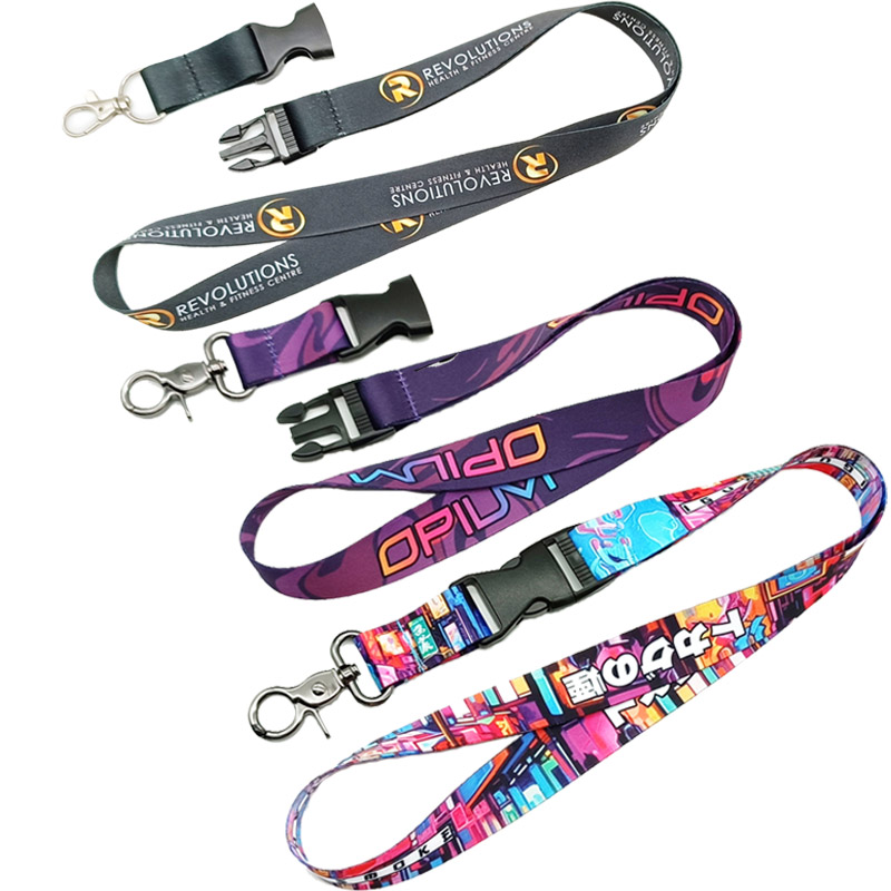Promotional Custom Logo Neck Key Lanyards Heat ...