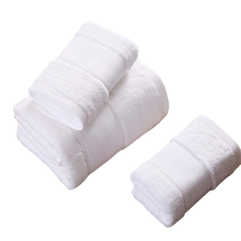 Ensemble de serviettes de bain blanches 5 étoiles de haute qualité...