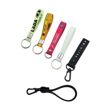 Wristband Keychain Silicone Key Rings Key Chain...