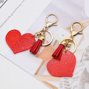 พวงกุญแจอะคริลิค รูปหัวใจ พวงกุญแจ Lobster Cl...