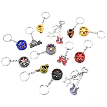 Chaveiro de metal em liga de zinco 2D 3D Chaveiro para carro...