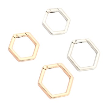 อุปกรณ์กระเป๋าโลหะผสมสังกะสี พวงกุญแจสปริงสแนป...