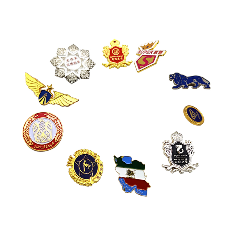 Lencana Pin Enamel Logam Tag Dompet Tag Logam Untuk Tas Pakaian