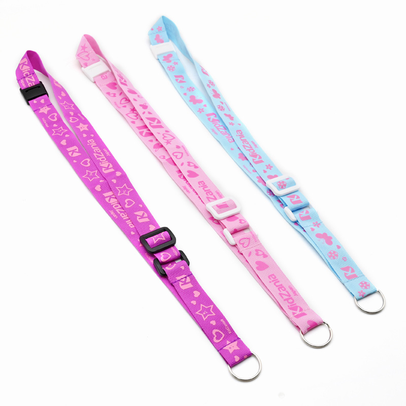 School Event Lanyards Custom Silk Screen Printing Lanyard Personalized With Logo