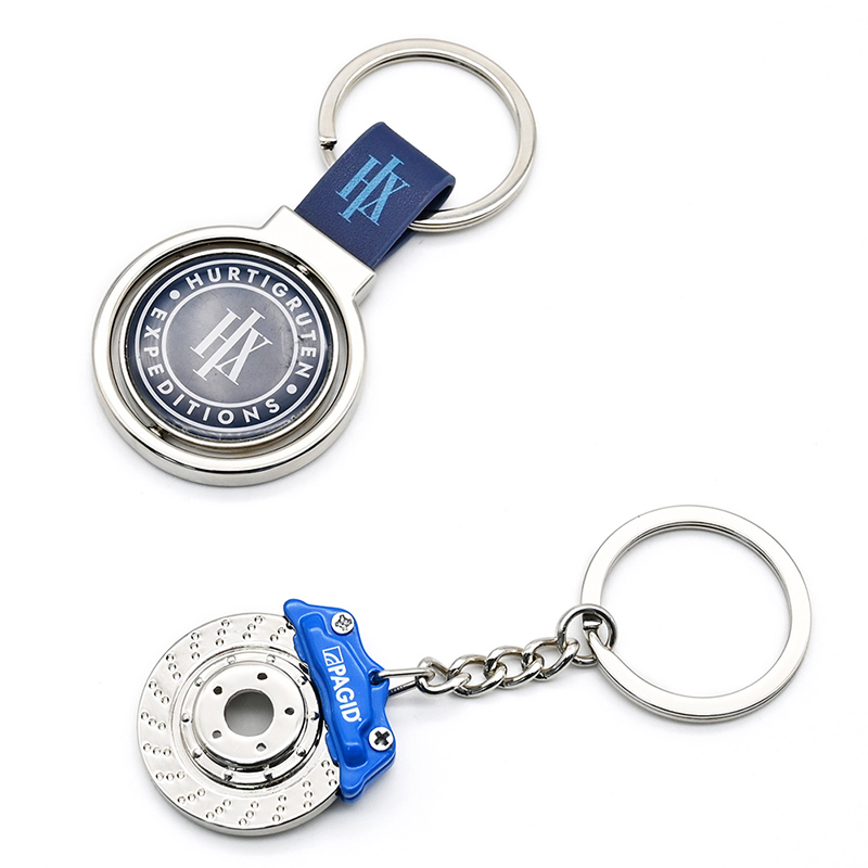 Metallic Personalised Keychain Customised Metal Key Chain Metal Rings For Keychains
