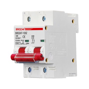 Bipolar MCB 125ADCminiature Photovoltaic Circuit Breaker