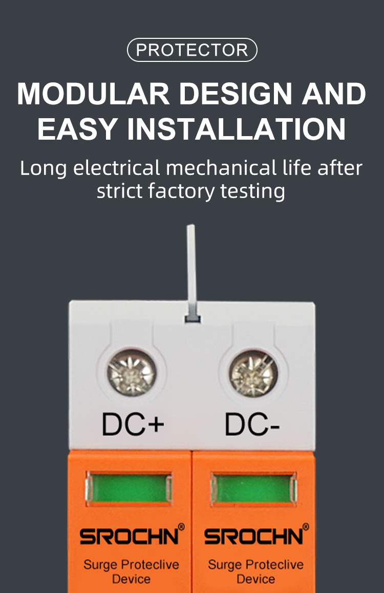 1000VDC T2 Surge Protective Device with 40kA Discharge Capacity (8)