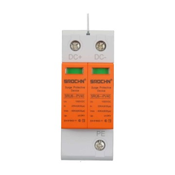 1000VDC T2 Surge Protective Device with 40kA Discharge Capacity and Visual Alert Design