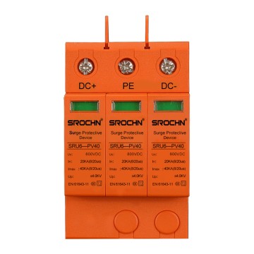 3P 800VDC T2 40kA Surge Protective De...