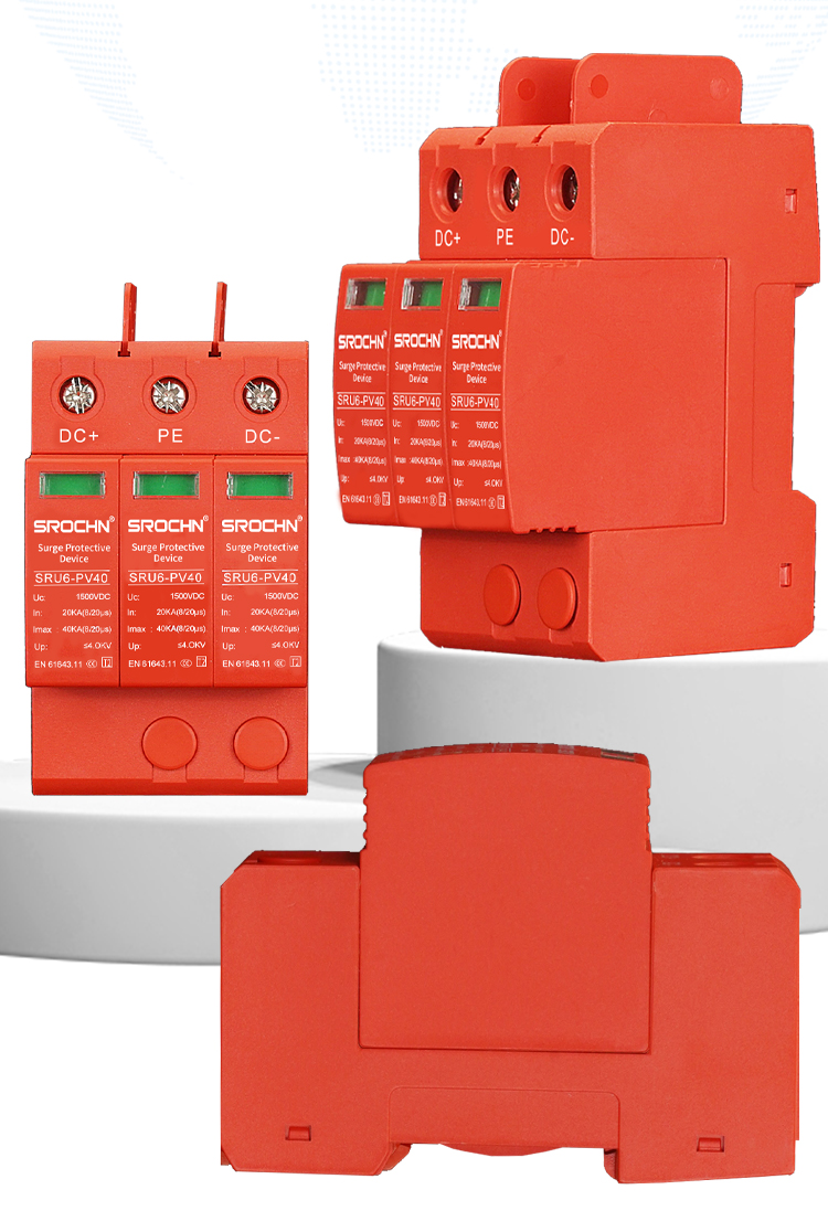 3P 1500VDC T2 Surge Protective Device with 40kA Maximum Discharge Capacity (2)