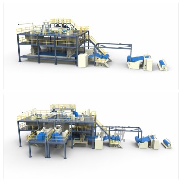 HG-SMMS/SSMS PP Spunbond and Meltblwon Nonwoven Fabric Production Machine
