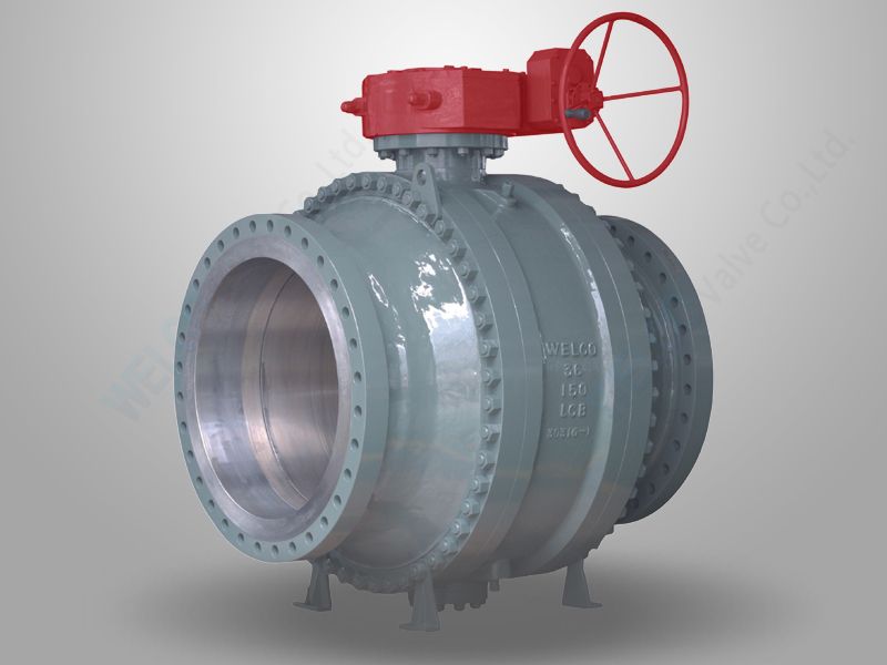 3-Pcs Cast Steel Trunnion Mounted Ball Valve