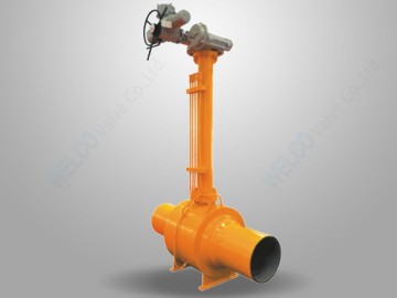 Fully Welded Ball Valve With Extension