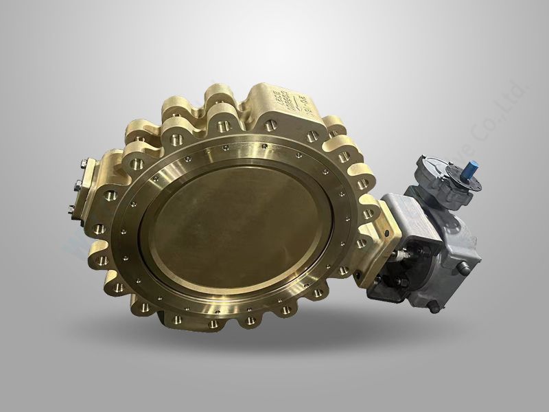 Lug Wafer Type Double Eccentric Butterfly Valve