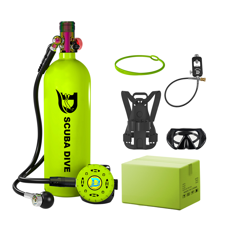 Equipo de tanque de buceo Deporte acuático Capacidad de 25 a 45 minutos Paquete de 2,3 L Mini cilindro de buceo