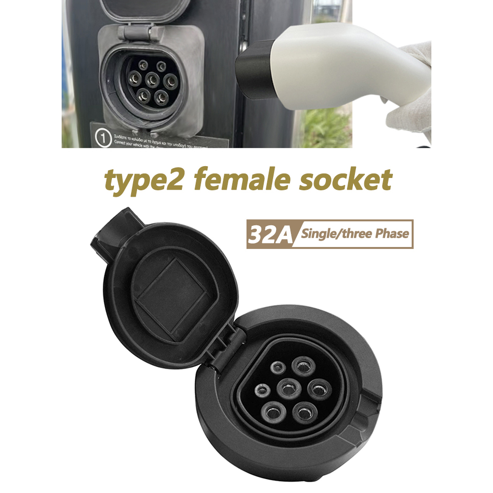 High-Quality European Standard Pile End Socket for TYPE 2 Charging Stations (7)ljp