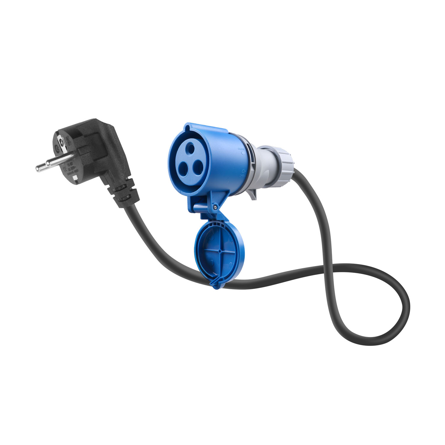 High-Quality SCHUKO to CEE Plug for 16A Portable EV Charger (4)yr1