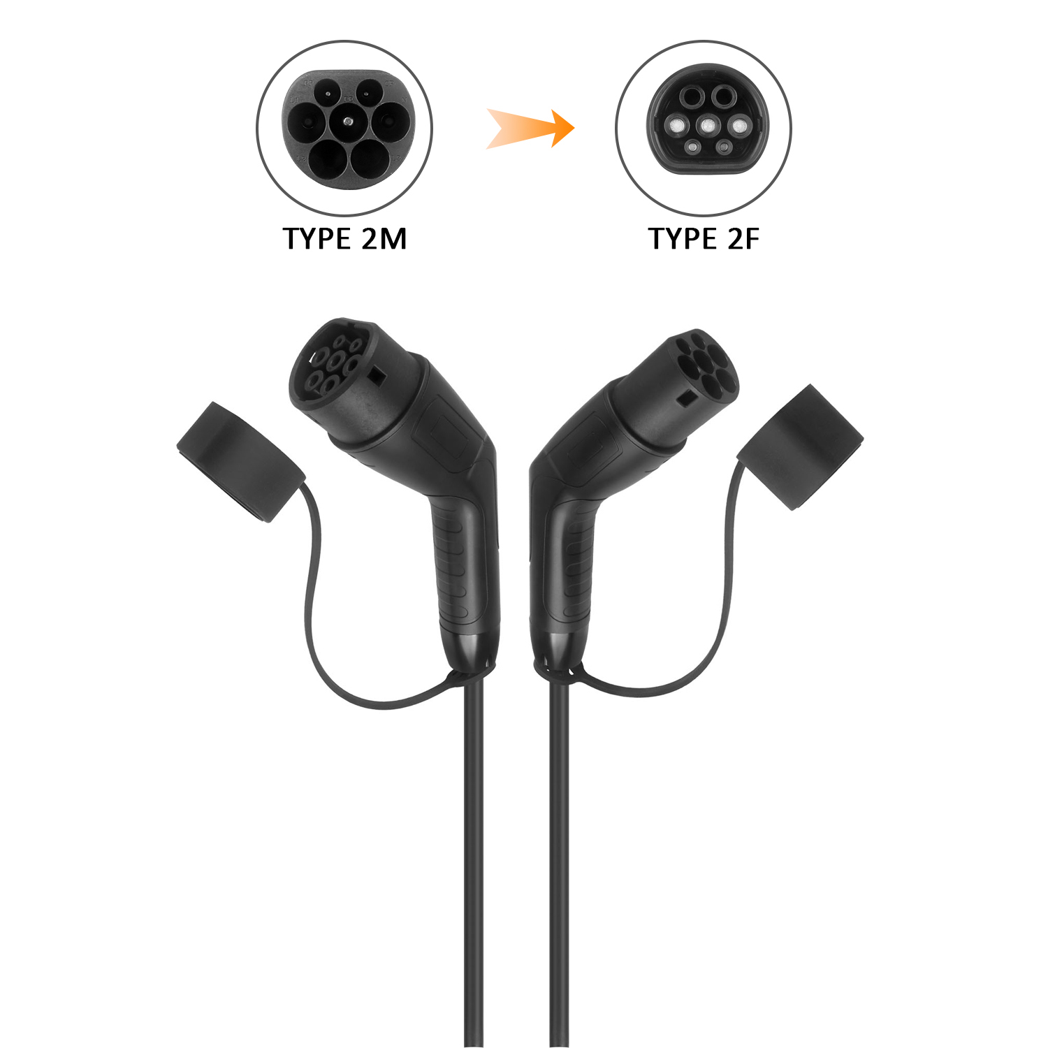 Type2 to Type2 EV Charging Cable with 5M Cable (7)gzr