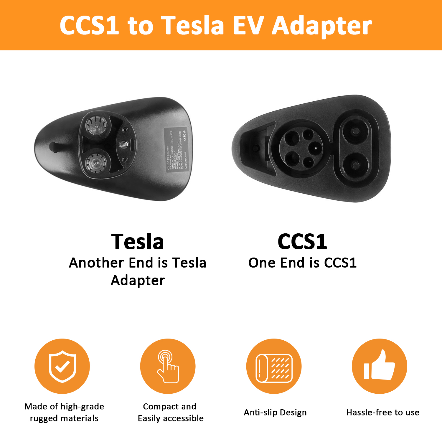 High Speed Charging IP55 CCS2 to Tesla EV Charging Adapter (6)1ew