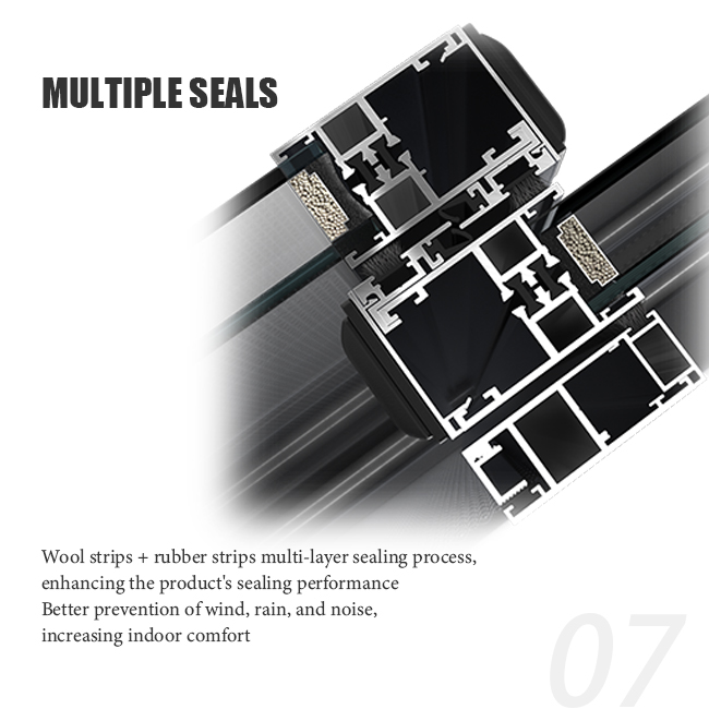 aluminum frame sliding window villa design sliding glass