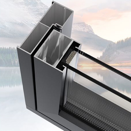 CD50 casement door Aluminum Frameless Interior Door Aluminium Glass Door Hinges Black Interior Doors (2)