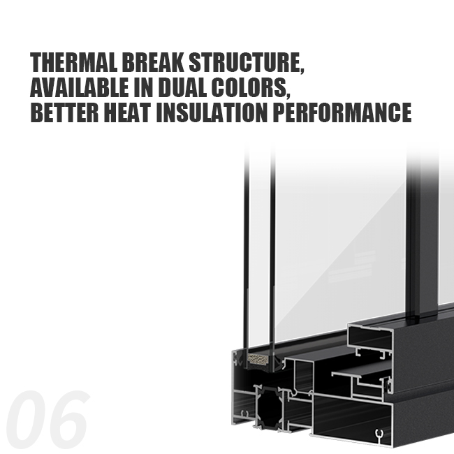 Double Tempered Glass Aluminum Casement Windows