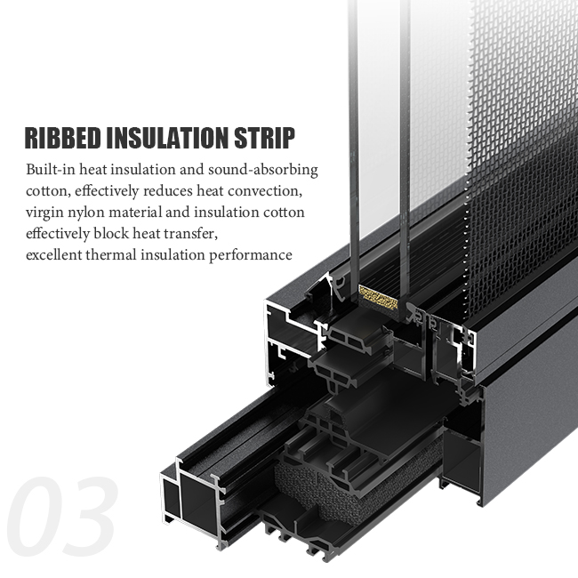 Aluminum Windows House Sound insulation Double Glazed