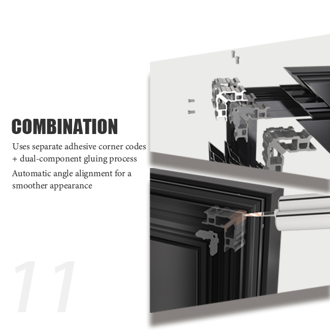 combination window assemble and install