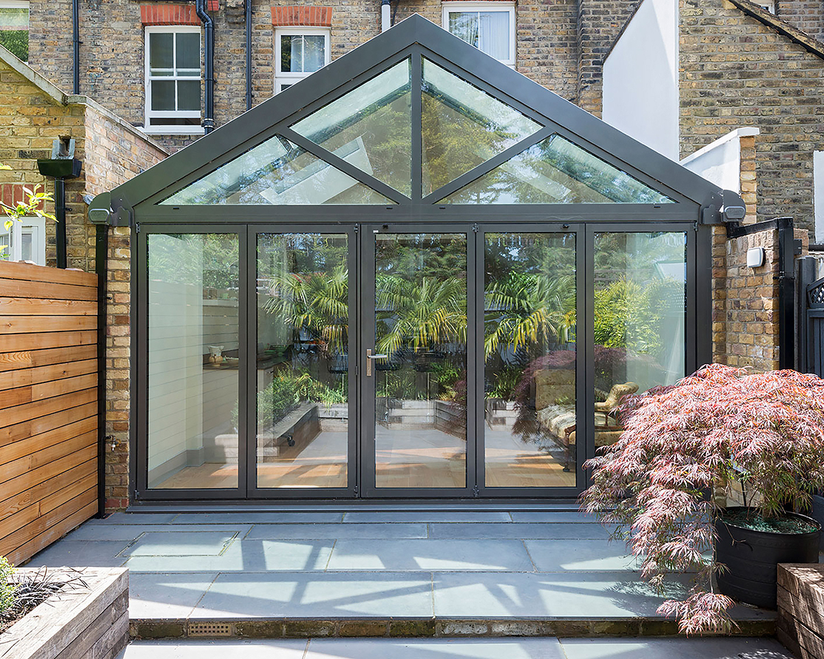 garden window double glazed glass window