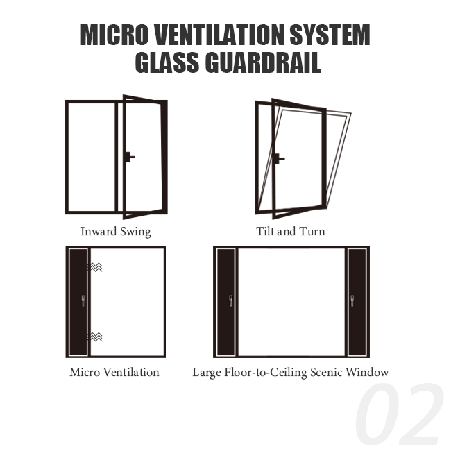 multifunctional  Inner casement window