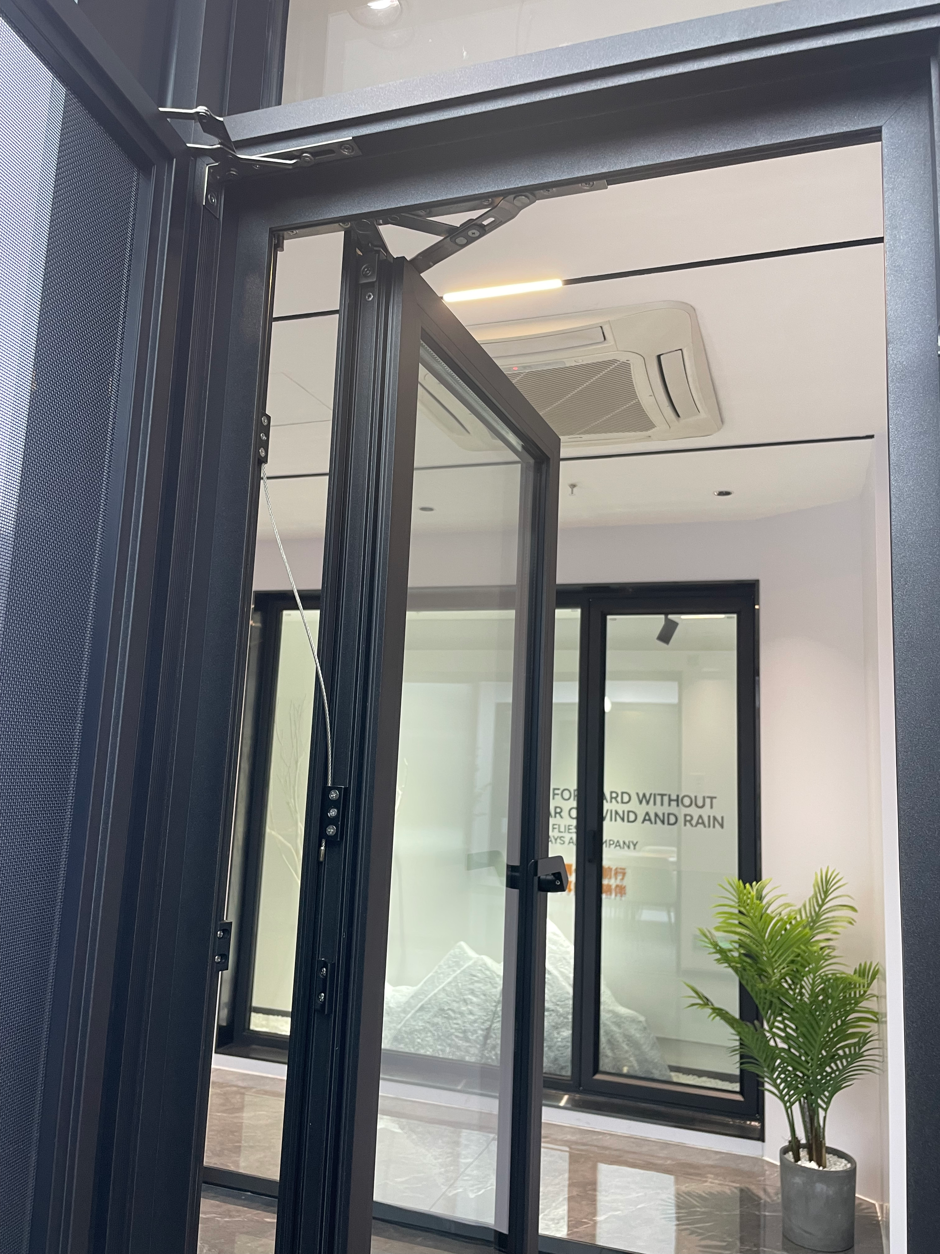 2-1Fall prevention Aluminum windows