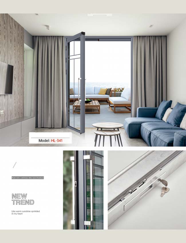 Gray PD door Partition door-222