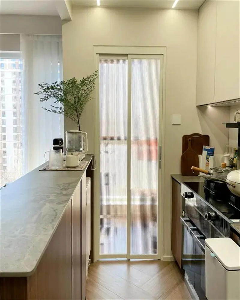 t4 Small Space White Kitchen and Bathroom Doors