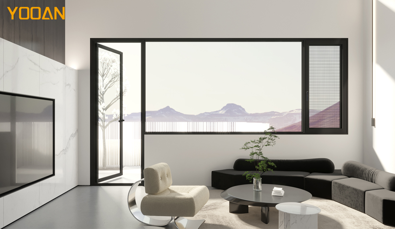图4 patio with casement doors