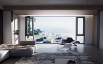 Double Glazed Windows BCW83 Low-Maintenance Casement Window Series