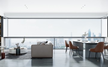 FW110 Folding Window sound insulation folding balcony window aluminum foldable window double folding glass windows